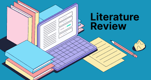 Image with literature review boldly written